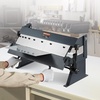image:imageVEVOR Box and Pan Brake 24in Portable Metal Bender with 0135 Bending Angle Capable of Handling 20 Gauge Low Carbon Steel amp 14 Gauge Aluminum with 5 Adjustable Fingers for Sheet Metal Bending