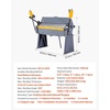image:imageVEVOR Box and Pan Brake 48 in Sheet Metal Bending Brake 12Gauge Mild Steel Capacity 0135 Degree Adjustable Metal Bender Machine with 8 Fingers HeavyDuty Aluminum Folder for Precise Bending
