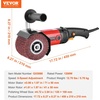 image:imageVEVOR Burnishing Polishing Machine 1200W 6 Variable Speed Surface Conditioning Tool Handheld Electric Metal Burnishing Machine with 4 Fiber Polishing Wheels for Stainless Steel NonFerrous MetalsGX5088