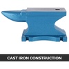 image:imageVEVOR Cast Steel Anvil 105 Lbs DoubleHorn Anvil with Large Countertop and Stable Base High Hardness Rugged Round Horn Anvil Blacksmith for Bending ShapingBlue 100LBs