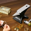 image:imageVEVOR Cast Steel Anvil 105 Lbs DoubleHorn Anvil with Large Countertop and Stable Base High Hardness Rugged Round Horn Anvil Blacksmith for Bending Shaping25LBs
