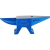 image:imageVEVOR Cast Steel Anvil 105 Lbs DoubleHorn Anvil with Large Countertop and Stable Base High Hardness Rugged Round Horn Anvil Blacksmith for Bending ShapingBlue 44LBs