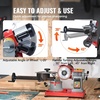 image:imageVEVOR Circular Saw Blade Sharpener 370W Rotary Angle Mill Grinder with Water Tank Water Injection Grinding Sharpening Machine amp 6 Saw Centerings 5inch Grinding Wheel for Carbide Tipped Saw BladesWater Grind