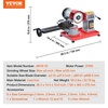 image:imageVEVOR Circular Saw Blade Sharpener 370W Rotary Angle Mill Grinder with Water Tank Water Injection Grinding Sharpening Machine amp 6 Saw Centerings 5inch Grinding Wheel for Carbide Tipped Saw BladesDry Grind