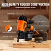 image:imageVEVOR Coil SidingFraming Nailer CN83N 2 to 314 15 Degree Pneumatic Siding Nail Gun with ToolLess Depth Adjustment 70120PSI Air Coil Nailer for Siding Sheathing Wooding Fencing DeckingCN65114 to 212