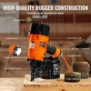 image:imageVEVOR Coil SidingFraming Nailer CN83N 2 to 314 15 Degree Pneumatic Siding Nail Gun with ToolLess Depth Adjustment 70120PSI Air Coil Nailer for Siding Sheathing Wooding Fencing DeckingCN83N2 to 314