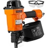 image:imageVEVOR Coil SidingFraming Nailer CN83N 2 to 314 15 Degree Pneumatic Siding Nail Gun with ToolLess Depth Adjustment 70120PSI Air Coil Nailer for Siding Sheathing Wooding Fencing DeckingMCN70134 to 234