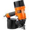 image:imageVEVOR Coil SidingFraming Nailer CN83N 2 to 314 15 Degree Pneumatic Siding Nail Gun with ToolLess Depth Adjustment 70120PSI Air Coil Nailer for Siding Sheathing Wooding Fencing DeckingCN83N2 to 314