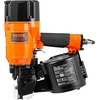 image:imageVEVOR Coil SidingFraming Nailer CN83N 2 to 314 15 Degree Pneumatic Siding Nail Gun with ToolLess Depth Adjustment 70120PSI Air Coil Nailer for Siding Sheathing Wooding Fencing DeckingCN83N2 to 314