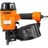 image:imageVEVOR Coil SidingFraming Nailer CN83N 2 to 314 15 Degree Pneumatic Siding Nail Gun with ToolLess Depth Adjustment 70120PSI Air Coil Nailer for Siding Sheathing Wooding Fencing DeckingMCN70134 to 234