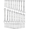 image:imageVEVOR Combination Wrench Set 32Piece SAE and Metric 12Point Box End and 15 Angled Open End Combination Wrenches with Roll Up Pouch Carbon Steel for General Household and Automotive RepairsRegular