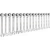image:imageVEVOR Combination Wrench Set 32Piece SAE and Metric 12Point Box End and 15 Angled Open End Combination Wrenches with Roll Up Pouch Carbon Steel for General Household and Automotive RepairsRegular