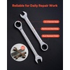 image:imageVEVOR Combination Wrench Set 32Piece SAE and Metric 12Point Box End and 15 Angled Open End Combination Wrenches with Roll Up Pouch Carbon Steel for General Household and Automotive RepairsRegular