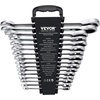 image:imageVEVOR Combination Wrench Set 32Piece SAE and Metric 12Point Box End and 15 Angled Open End Combination Wrenches with Roll Up Pouch Carbon Steel for General Household and Automotive RepairsRegular