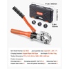image:imageVEVOR Copper Pipe Crimping Tool Hydraulic Driven Press Tool with 12 34 1 Jaws for VUS Type Copper Pipes and 38 12 58 34 1 Jaws for ASTM F1807 Pex Pipe Copper RingElongated