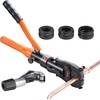 image:imageVEVOR Copper Pipe Crimping Tool Hydraulic Driven Press Tool with 12 34 1 Jaws for VUS Type Copper Pipes and 38 12 58 34 1 Jaws for ASTM F1807 Pex Pipe Copper RingRectangular