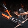 image:imageVEVOR Copper Pipe Crimping Tool Hydraulic Driven Press Tool with 12 34 1 Jaws for VUS Type Copper Pipes and 38 12 58 34 1 Jaws for ASTM F1807 Pex Pipe Copper RingRectangular