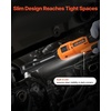 image:imageVEVOR Cordless Ratchet Wrench 38 inch Drive 230 RPM up to 66 ftlbs of Torque Battery Powered Electric Ratchet Wrench Set with Two 20Ah Batteries Charger Sockets Adaptors and Cloth Bag66 ftlbs Extended Head  Extension Bar