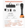 image:imageVEVOR Cordless Ratchet Wrench 38 inch Drive 230 RPM up to 66 ftlbs of Torque Battery Powered Electric Ratchet Wrench Set with Two 20Ah Batteries Charger Sockets Adaptors and Cloth Bag66 ftlbs Extended Head  Extension Bar