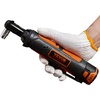 image:imageVEVOR Cordless Ratchet Wrench 38 inch Drive 230 RPM up to 66 ftlbs of Torque Battery Powered Electric Ratchet Wrench Set with Two 20Ah Batteries Charger Sockets Adaptors and Cloth Bag33 ftlbs Standard Head Set
