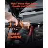 image:imageVEVOR Cordless Ratchet Wrench 38 inch Drive 230 RPM up to 66 ftlbs of Torque Battery Powered Electric Ratchet Wrench Set with Two 20Ah Batteries Charger Sockets Adaptors and Cloth Bag33 ftlbs Extended Head  Extension Bar