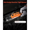 image:imageVEVOR Cordless Ratchet Wrench 38 inch Drive 230 RPM up to 66 ftlbs of Torque Battery Powered Electric Ratchet Wrench Set with Two 20Ah Batteries Charger Sockets Adaptors and Cloth Bag88 ftlbs Standard Head  Extension Bar