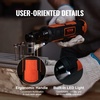 image:imageVEVOR Cordless Ratchet Wrench 38 inch Drive 230 RPM up to 66 ftlbs of Torque Battery Powered Electric Ratchet Wrench Set with Two 20Ah Batteries Charger Sockets Adaptors and Cloth Bag33 ftlbs Standard Head Set