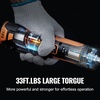 image:imageVEVOR Cordless Ratchet Wrench 38 inch Drive 230 RPM up to 66 ftlbs of Torque Battery Powered Electric Ratchet Wrench Set with Two 20Ah Batteries Charger Sockets Adaptors and Cloth Bag33 ftlbs Standard Head Set