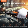 image:imageVEVOR Cordless Ratchet Wrench 38 inch Drive 230 RPM up to 66 ftlbs of Torque Battery Powered Electric Ratchet Wrench Set with Two 20Ah Batteries Charger Sockets Adaptors and Cloth Bag33 ftlbs Standard Head Set