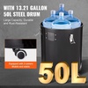 image:imageVEVOR Cyclone Dust Separator with Metal Tank 4 Retrofit Cyclone Separator for Dust Collectors ABS Material With 2 Hole OD Connector amp Hose for WetDry Shop Vacuums Fits 1321 Gallon Tankw 1321 Gallon Metal Tank