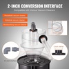 image:imageVEVOR Cyclone Dust Separator with Metal Tank 4 Retrofit Cyclone Separator for Dust Collectors ABS Material With 2 Hole OD Connector amp Hose for WetDry Shop Vacuums Fits 1321 Gallon Tankw 1321 Gallon Metal Tank