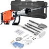 image:imageVEVOR Demolition Jack Hammer 2200W Electric Jackhammer Concrete Breaker  For Concrete Demolition 1350 BPM 360 Rotary Handle Heavy Duty Portable with 4pcs Chisels Bit and Storage Case BlackOrange