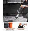image:imageVEVOR Demolition Jack Hammer 2200W Electric Jackhammer Concrete Breaker  For Concrete Demolition 1350 BPM 360 Rotary Handle Heavy Duty Portable with 4pcs Chisels Bit and Storage Case BlackBlack