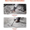 image:imageVEVOR Demolition Jack Hammer 2200W Electric Jackhammer Concrete Breaker  For Concrete Demolition 1350 BPM 360 Rotary Handle Heavy Duty Portable with 4pcs Chisels Bit and Storage Case BlackBlack