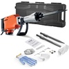 image:imageVEVOR Demolition Jack Hammer MAX 2200W Electric Jackhammer Heavy Duty 1350 BPM Concrete Breaker 2pcs Chisels Bit Chipping with Case Black  Concrete Breaker 1350 BPM 360 Rotary Handle Efficient Cooling System HighStrength Alloy Chuck Includes Case BlackOrange