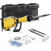 image:imageVEVOR Demolition Jack Hammer MAX 2200W Electric Jackhammer Heavy Duty 1350 BPM Concrete Breaker 2pcs Chisels Bit Chipping with Case Black  Concrete Breaker 1350 BPM 360 Rotary Handle Efficient Cooling System HighStrength Alloy Chuck Includes Case BlackYellow