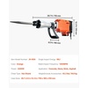image:imageVEVOR Demolition Jack Hammer MAX 2200W Electric Jackhammer Heavy Duty 1350 BPM Concrete Breaker 2pcs Chisels Bit Chipping with Case Black  Concrete Breaker 1350 BPM 360 Rotary Handle Efficient Cooling System HighStrength Alloy Chuck Includes Case BlackOrange
