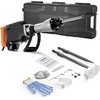 image:imageVEVOR Demolition Jack Hammer MAX 2200W Electric Jackhammer Heavy Duty 1350 BPM Concrete Breaker 2pcs Chisels Bit Chipping with Case Black  Concrete Breaker 1350 BPM 360 Rotary Handle Efficient Cooling System HighStrength Alloy Chuck Includes Case BlackBlack