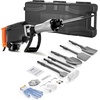 image:imageVEVOR Demolition Jack Hammer MAX 2200W Electric Jackhammer Heavy Duty 1350 BPM Concrete Breaker 6pcs Chisels Bit Chipping WCase  1350 BPM Concrete Breaker 6pcs Chisels Bit Chipping With CaseBlack