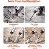 image:imageVEVOR Demolition Jack Hammer MAX 2200W Electric Jackhammer Heavy Duty 1350 BPM Concrete Breaker 6pcs Chisels Bit Chipping WCase  1350 BPM Concrete Breaker 6pcs Chisels Bit Chipping With CaseOrange