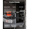 image:imageVEVOR Diamond Core Drilling Machine 4in Handheld Wet Concrete Core Drill Rig 11002400RPM Two Speed amp 114 Thread amp 2 Bubble Levels 34in Drilling Diameter for Concrete Brick Block Stone 1500W10 Inches