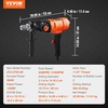 image:imageVEVOR Diamond Core Drilling Machine 4in Handheld Wet Concrete Core Drill Rig 11002400RPM Two Speed amp 114 Thread amp 2 Bubble Levels 34in Drilling Diameter for Concrete Brick Block Stone 1500W4 Inches