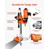 image:imageVEVOR Diamond Core Drilling Machine 8 in Drilling Diameter 2in1 Handheld amp StandMount Dry and Wet Concrete Core Drill Rig with 4 Drill Bits 10752300 RPM 2Speed for Concrete Brick Stone 1800W8in Core Drill  4 Bits Set