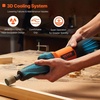 image:imageVEVOR Die Grinder 14 HeavyDuty Electric Adjustable Speed 1000028000RPM Ergonomic Grip for Polishing Cutting Rust Removal Grinding Welding Repair with 14 amp 18 Collets