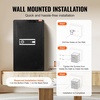image:imageVEVOR Double Doors 55 cuft Safe Box with Key Lock amp Password Safe Lock Box with Fireproof Bag Key Rack LED Light 2 Height Adjustable and Removable Divider and 1 Cabinet for MoneyDocumentsBlackSingle door with Fingerprint