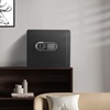image:imageVEVOR Double Doors 55 cuft Safe Box with Key Lock amp Password Safe Lock Box with Fireproof Bag Key Rack LED Light 2 Height Adjustable and Removable Divider and 1 Cabinet for MoneyDocumentsBlackSingle door without Fingerprint