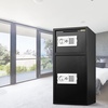 image:imageVEVOR Double Doors 55 cuft Safe Box with Key Lock amp Password Safe Lock Box with Fireproof Bag Key Rack LED Light 2 Height Adjustable and Removable Divider and 1 Cabinet for MoneyDocumentsBlackwithout digital display screem without Fingerprint