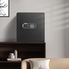 image:imageVEVOR Double Doors 55 cuft Safe Box with Key Lock amp Password Safe Lock Box with Fireproof Bag Key Rack LED Light 2 Height Adjustable and Removable Divider and 1 Cabinet for MoneyDocumentsBlackSingle door without Fingerprint