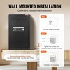 image:imageVEVOR Double Doors 55 cuft Safe Box with Key Lock amp Password Safe Lock Box with Fireproof Bag Key Rack LED Light 2 Height Adjustable and Removable Divider and 1 Cabinet for MoneyDocumentsBlackSingle door without Fingerprint