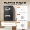 image:imageVEVOR Double Doors 55 cuft Safe Box with Key Lock amp Password Safe Lock Box with Fireproof Bag Key Rack LED Light 2 Height Adjustable and Removable Divider and 1 Cabinet for MoneyDocumentsBlackDouble Door without Fingerprint